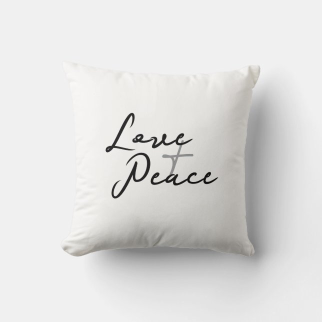 Love & Peace Cushion (Front)