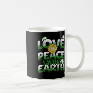 Love Peace Earth Environmental Protection Earth Da Coffee Mug