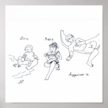 LOVE PEACE HAPPINESS print