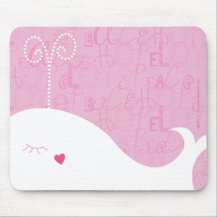 Love Peace Hope Whale Mousepad