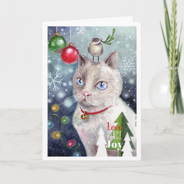 Love, Peace & Joy Card (Front)