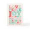 Love Peace Joy Kisses Colour Typography Christmas