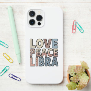 Love Peace Libra iPhone Case