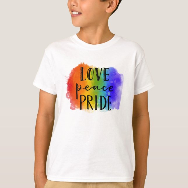 Love Peace Pride T-Shirt (Front)