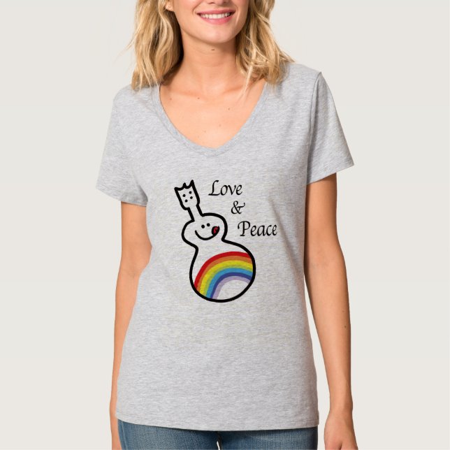 Love & Peace Uke T-Shirt (Front)