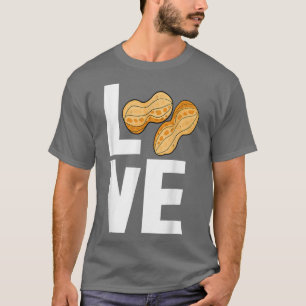 Love Peanuts Tasty Nutty Funny Gender Reveal Nuts T-Shirt