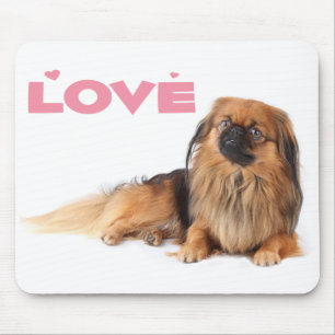 Love Pekingese Puppy Dog Mousepad