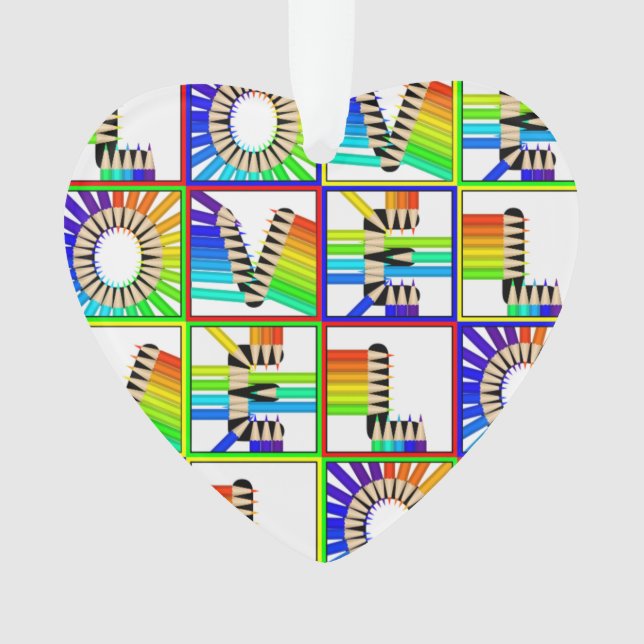 LOVE PENCILS ORNAMENT (Front)