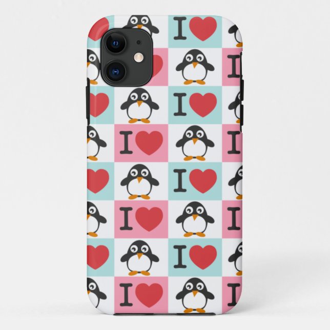 Love Penguin for  iPhone 5 Case-Mate iPhone Case (Back)
