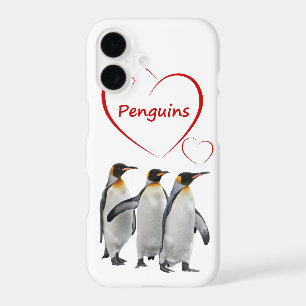 Love Penguins iPhone X Case (Choose Your Colour)