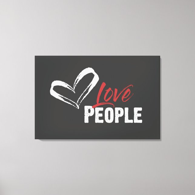 Love People Wrapped Canvas (Front)