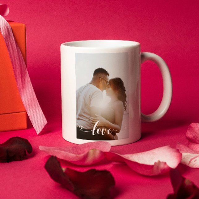 Love Personalised Photo Valentine Anniversary  Coffee Mug (Creator Uploaded)