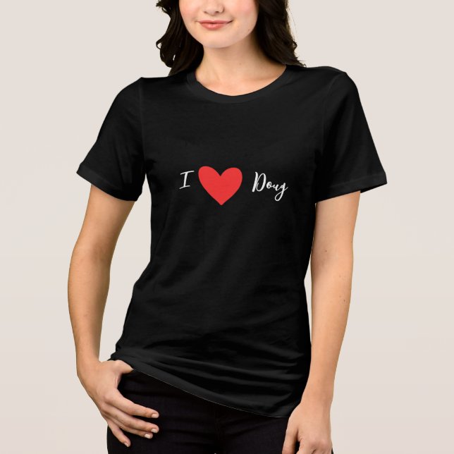Love Personalized Tri-Blend Shirt (Front)