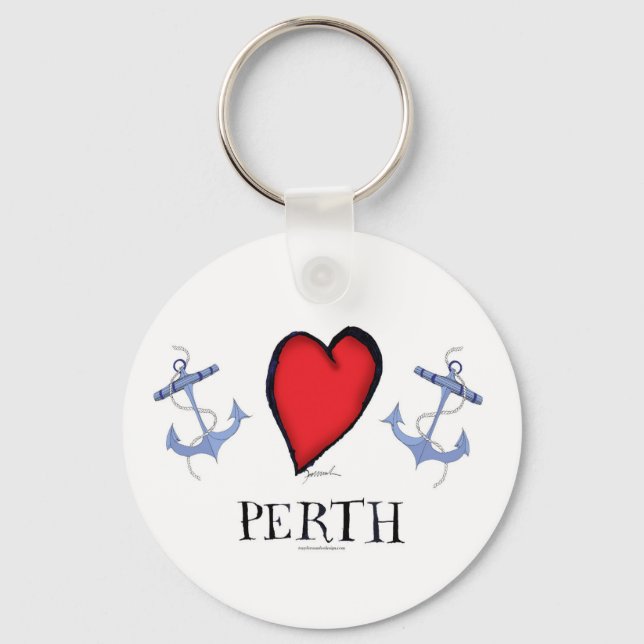love perth key ring (Front)