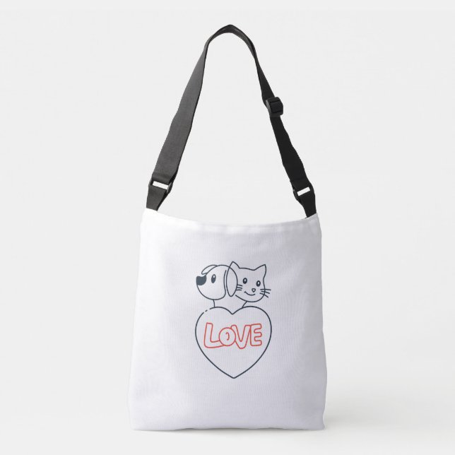 love pets Cross-Body Bag (Front)