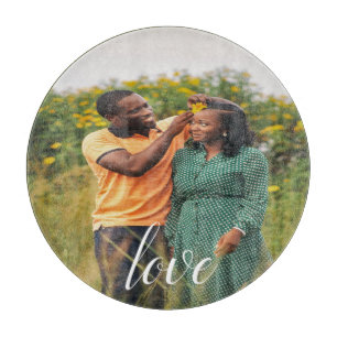 Love Photo Cutting Board
