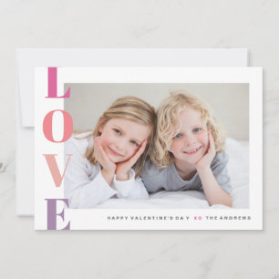 Love Photo Happy Valentine's Day Holiday Card