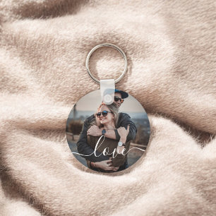 Love Photo Simple Key Ring