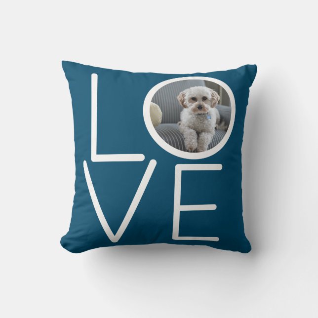 Love Photo Template Personalised Cushion (Front)