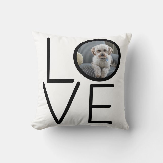 Love Photo Template Personalised Cushion (Front)