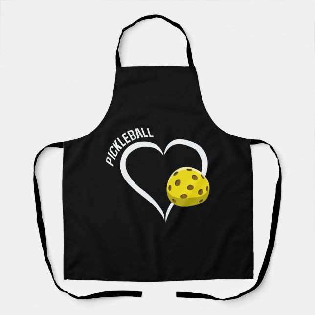 Love Pickleball Fun Gift  Apron (Front)