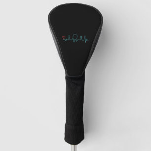 Love Pickleball Golf Head Cover