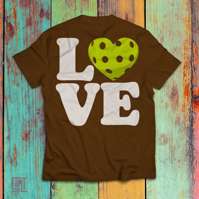 Love Pickleball Heart T-Shirt (Creator Uploaded)