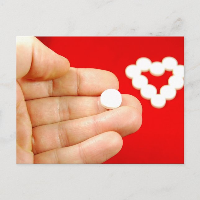 Love pill postcard (Front)