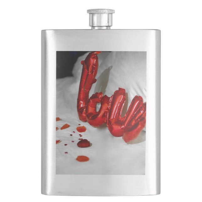 LOVE PILLOW HIP FLASK (Front)