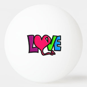 Love ping pong ball