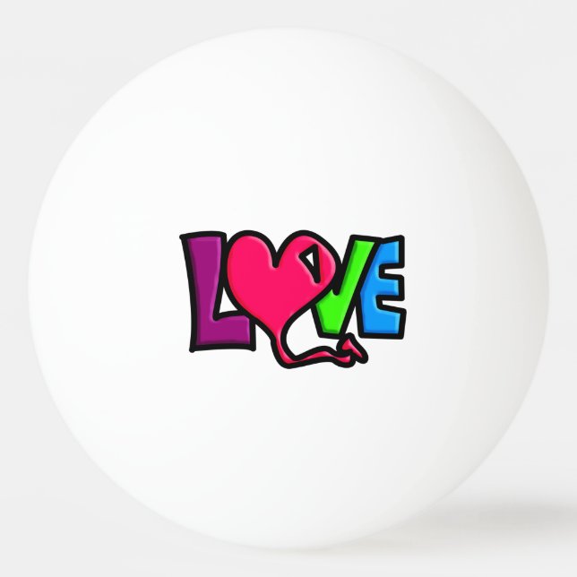 Love   ping pong ball (Front)