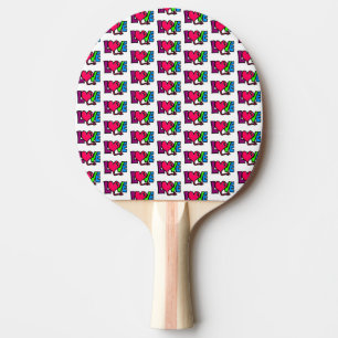 Love ping pong paddle