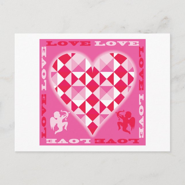 Love (Pink Diamond) Postcard (Front)