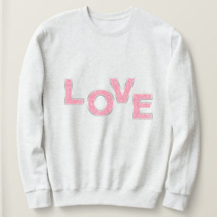 Love Pink Glitter Sweatshirt