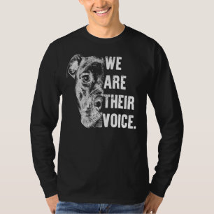 Love Pitbull We Are Their Voice For Pitbull Lovers T-Shirt