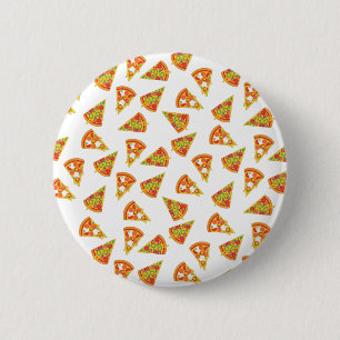 Love Pizza 6 Cm Round Badge