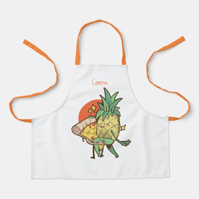 Love Pizza and Pineapple You Will Love This Named Apron (Front)