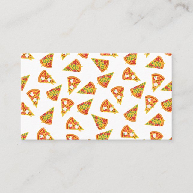 Love Pizza   Business Card (Front)