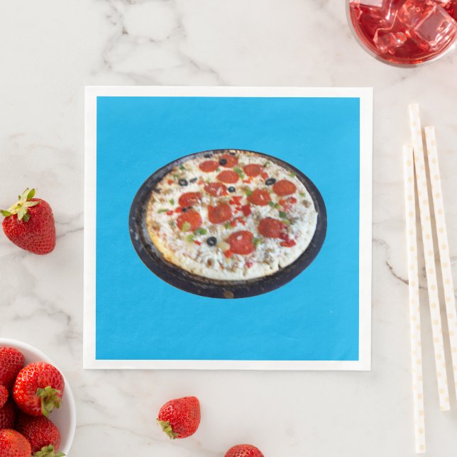 Love Pizza Paper Napkin (Insitu)
