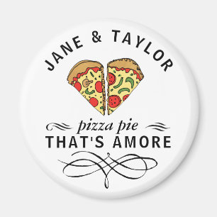 Love Pizza Personalised Magnet