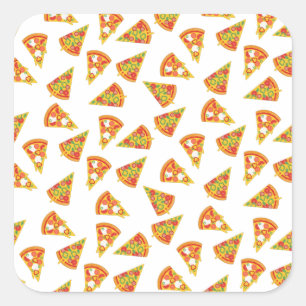 Love Pizza   Square Sticker