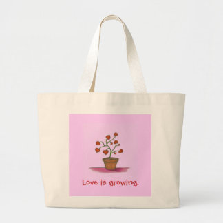 Love plant, love is growing Bag