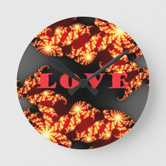 Love.png Round Clock (Front)