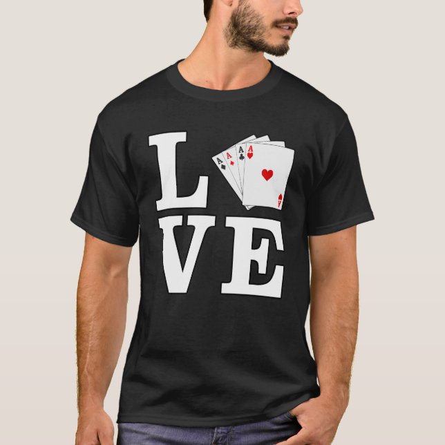 Love Poker T-Shirt (Front)