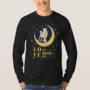 Love Poodle Dog To The Moon T-Shirt
