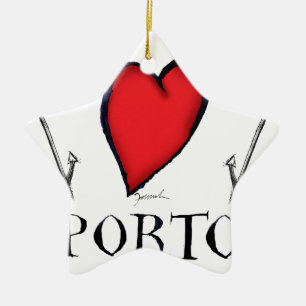 love porto ceramic tree decoration