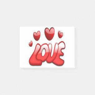 LOVE POST-IT NOTES