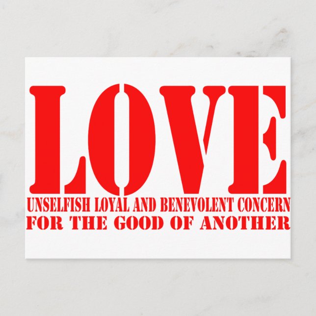 Love Postcard (Front)