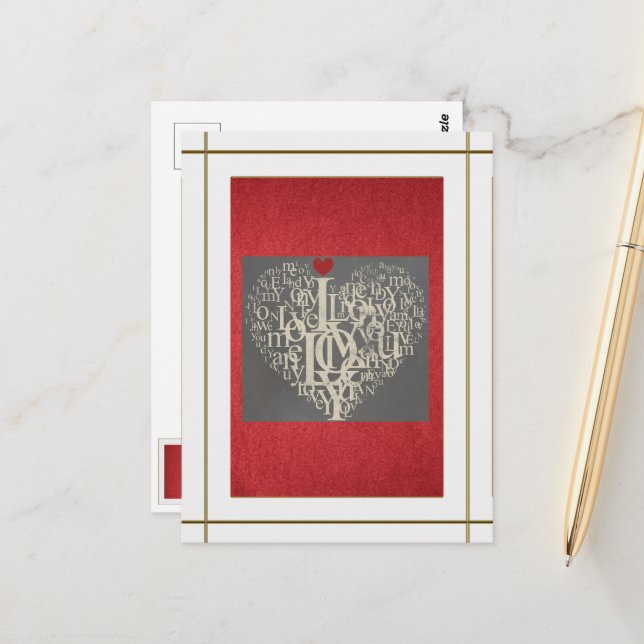 Love Postcard (Front/Back In Situ)