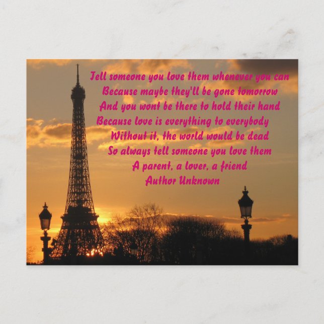 Love Postcard (Front)